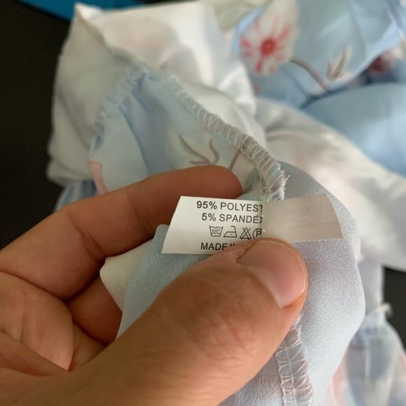 NEW Flowy Racerback Floral Tank Tunic Top - Picture 8 of 9